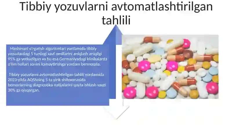 Tibbiyotda ishchioʻrinlarni avtomatlashtirish 4
