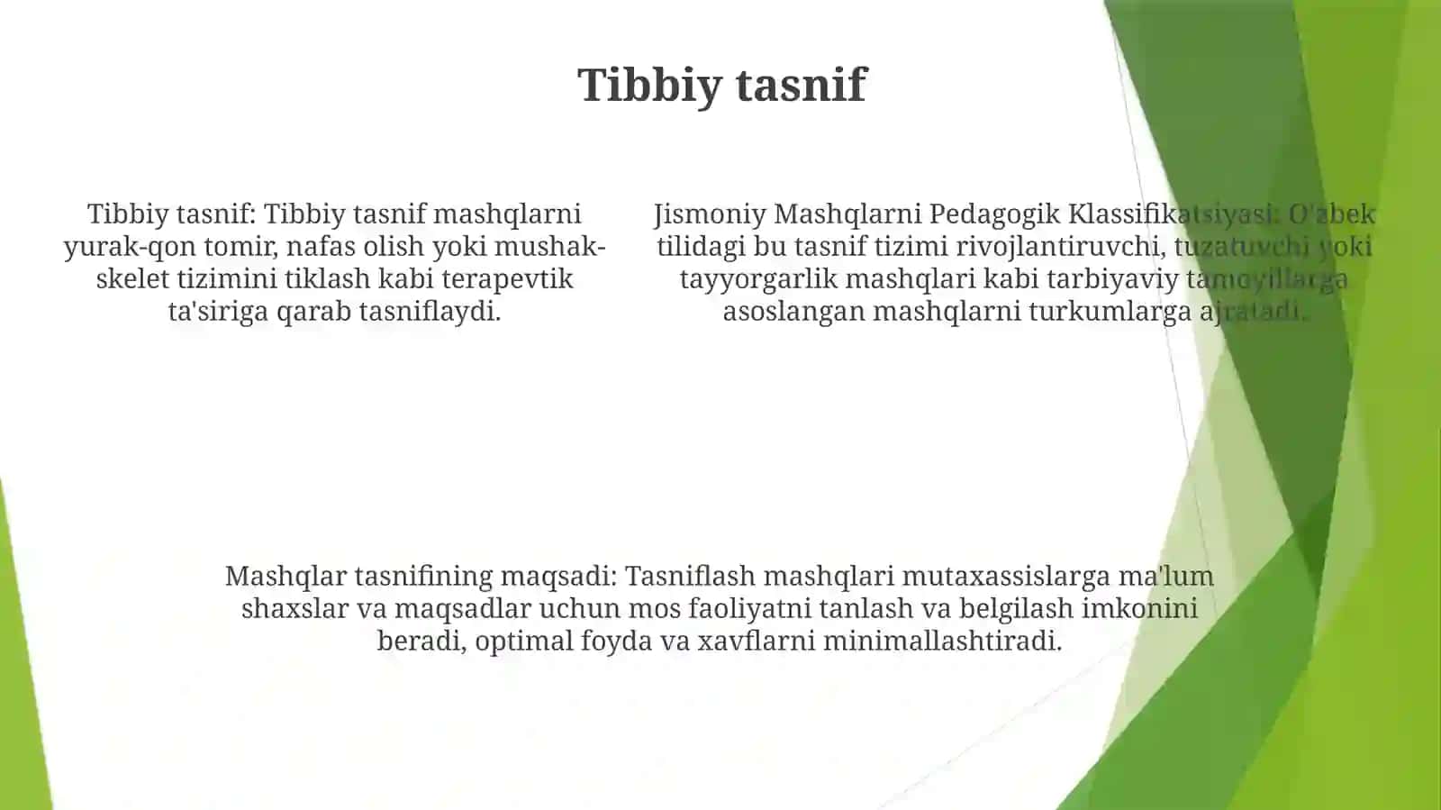 Jismoniy Mashqlarni Pedagogik Klassifikatsiyasi 4