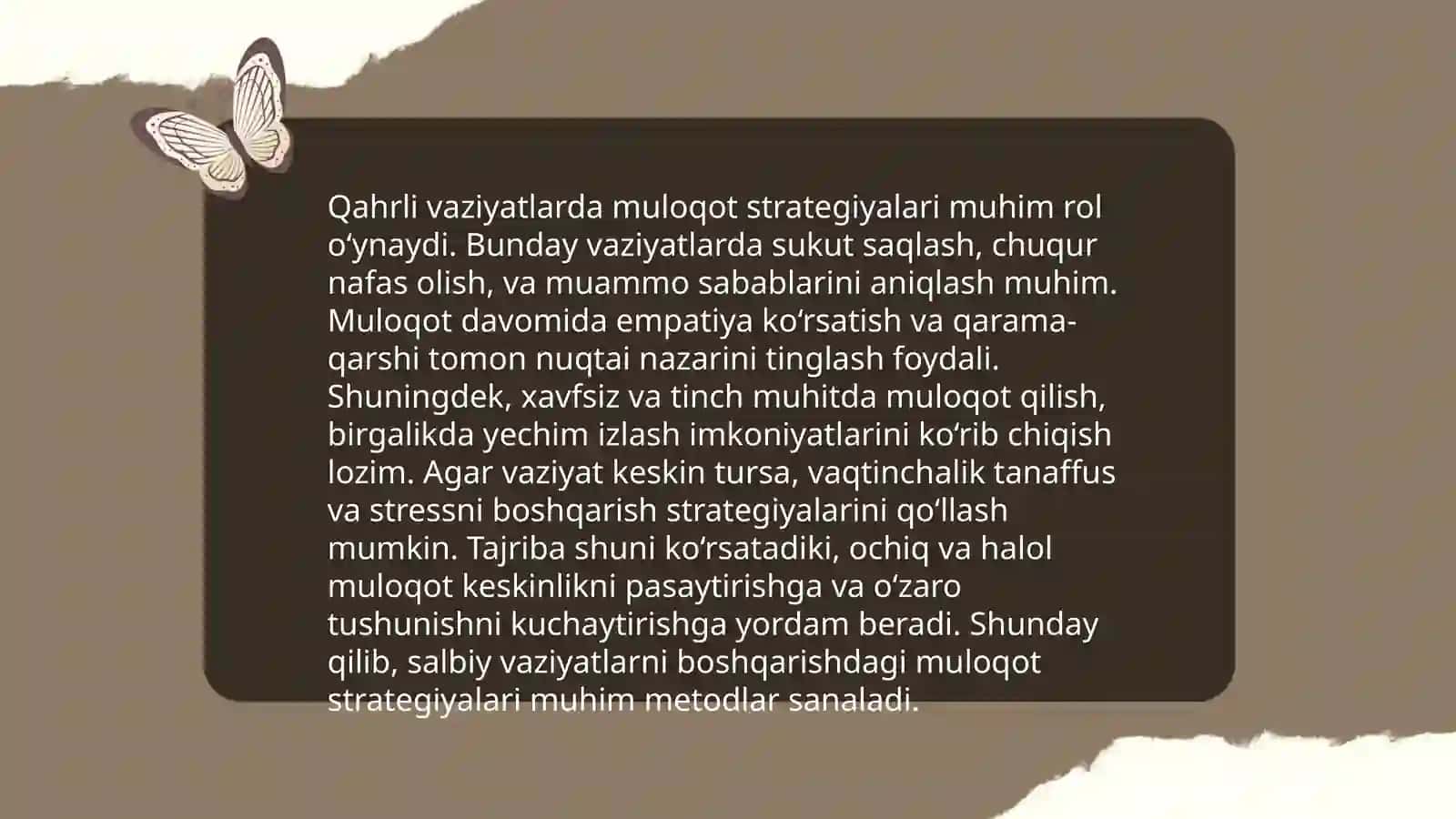 Konfliktli vaziyatda qahr va g'azab 4