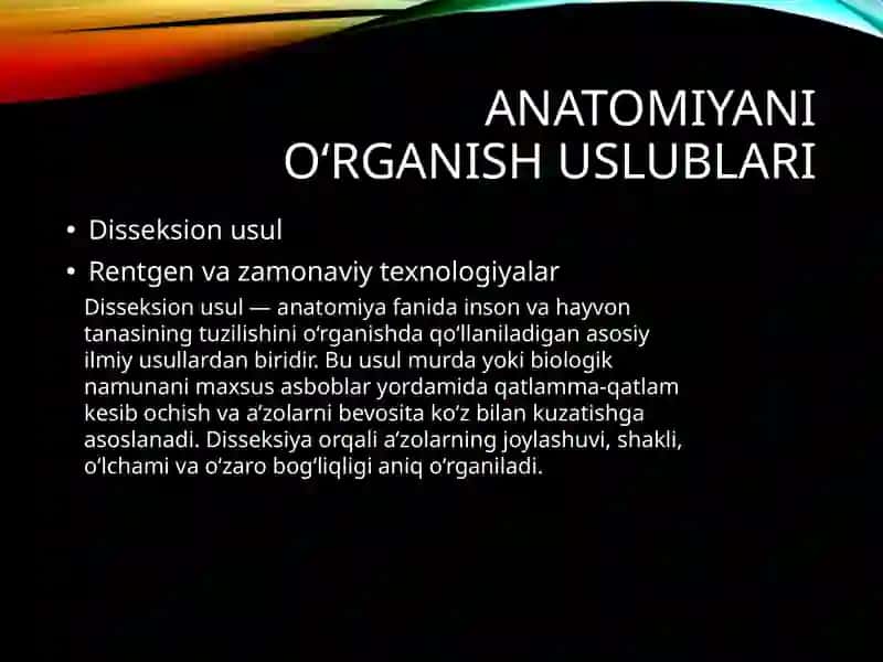 Anatomiya faniga kirish 4
