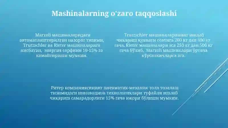Pnevmomexanik yigiruv mashinalari 4