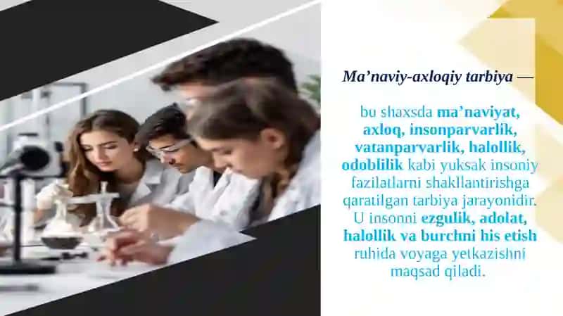 Ma’naviy-axloqiy tarbiya. Oila tarbiyasi 4