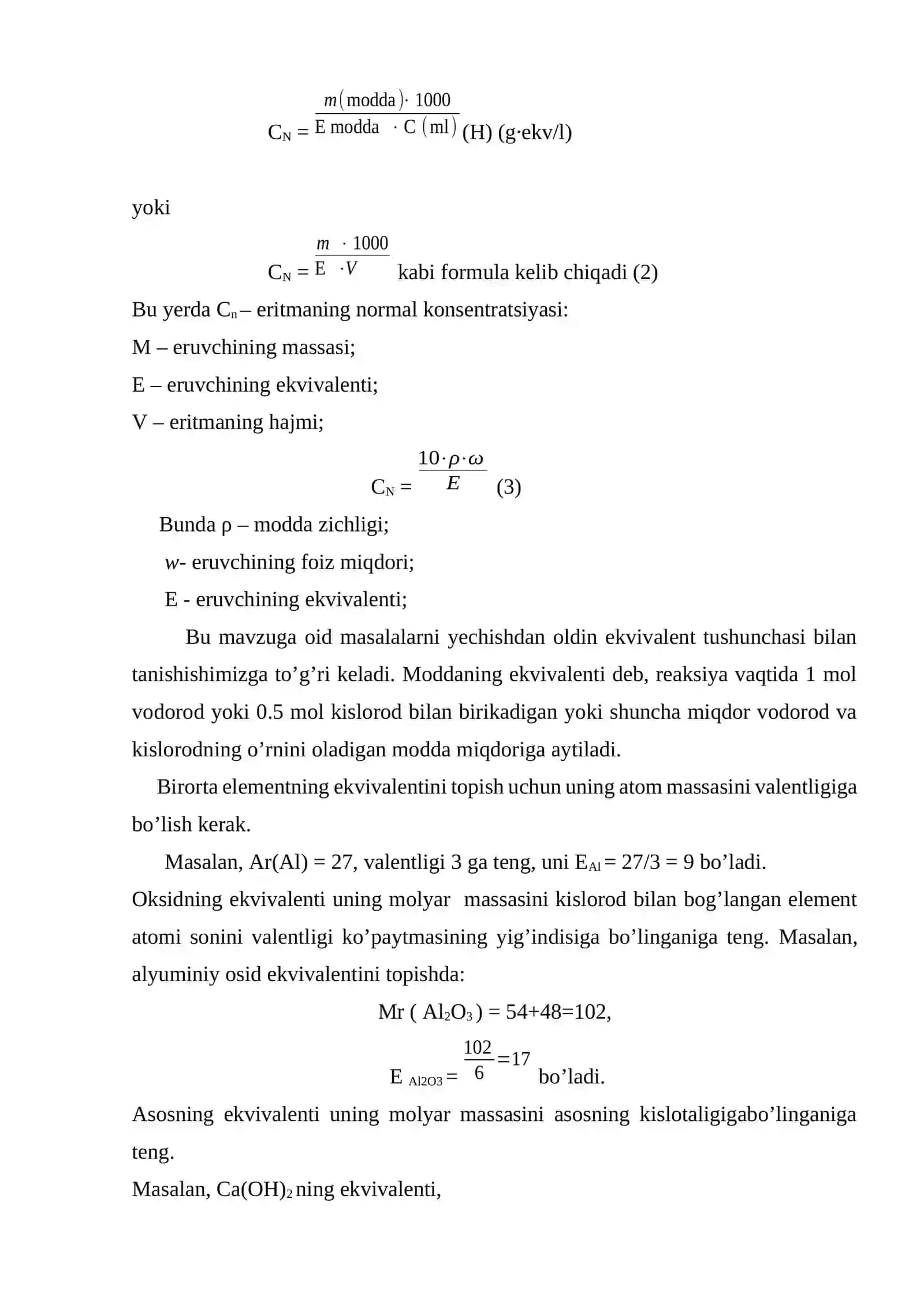 Foiz konsentratsiyali eritmalariga oid masalalar yechish 4
