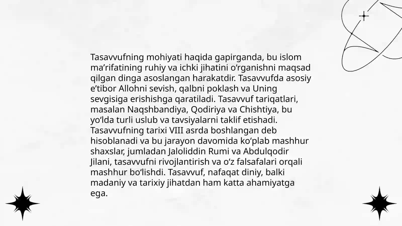 Tasavvuf tushunchasi va uning mohiyati 4