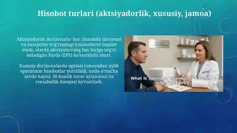 Farmatsevtika hisobotlari 4