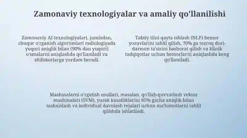 Tibbiyotda Suniy intellektdan foydalanish 4