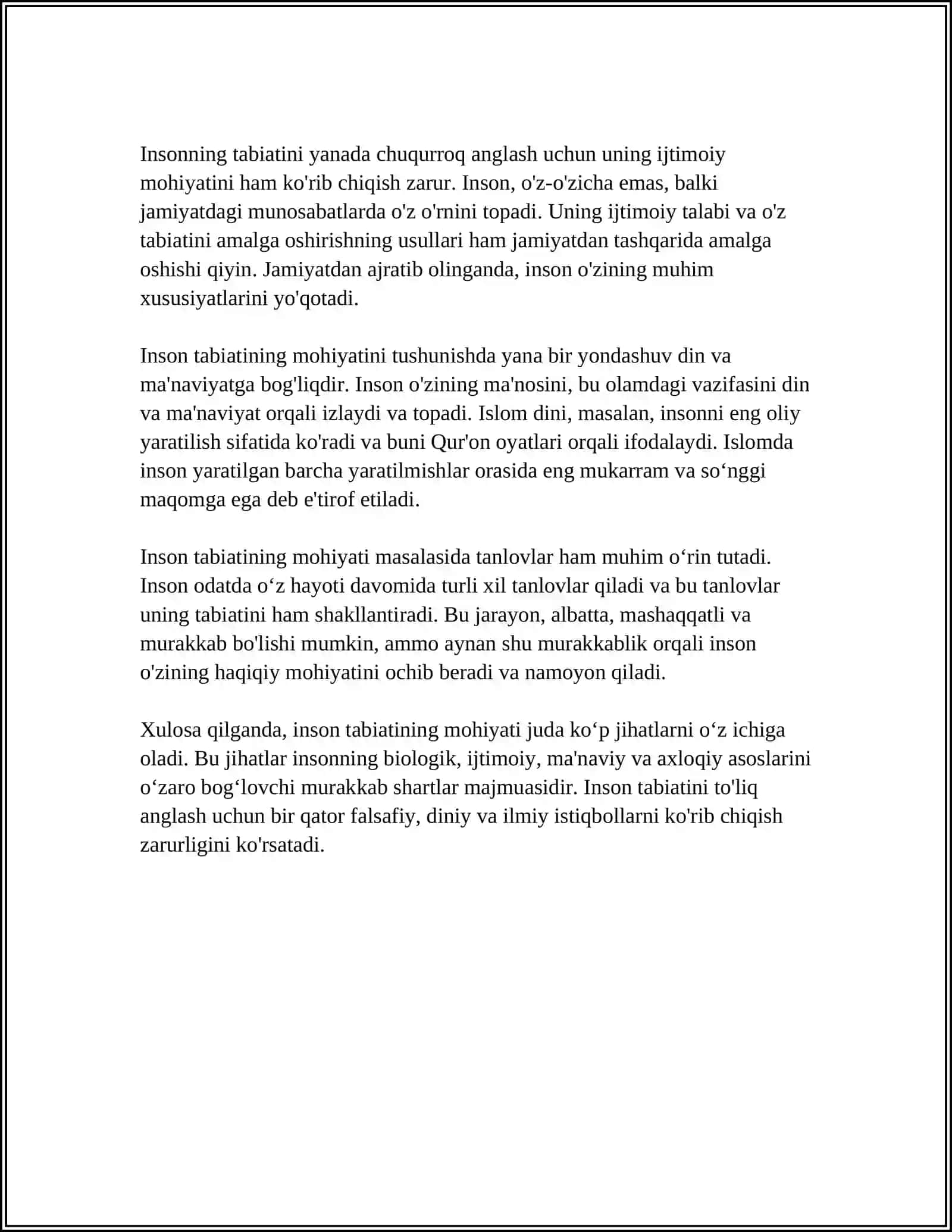 INSON FALSAFASI 4
