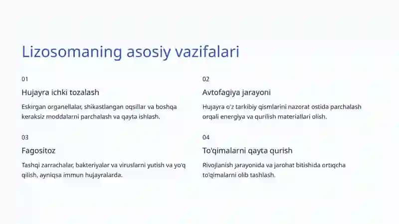 Lizosoma va Peroksisomalar 4
