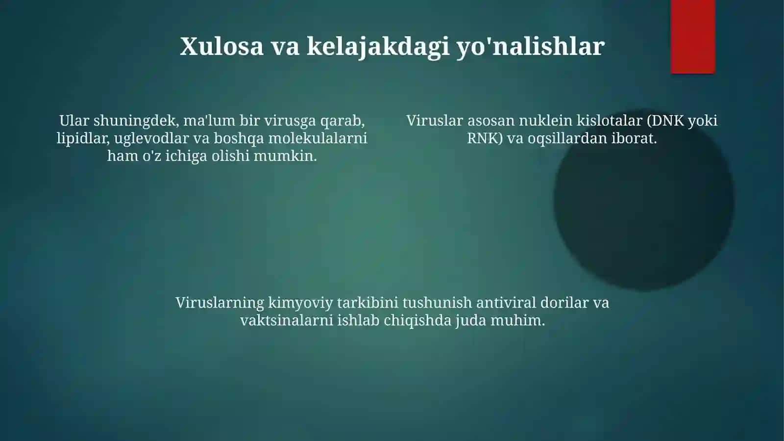 Viruslarning kimyoviy tarkibi 4