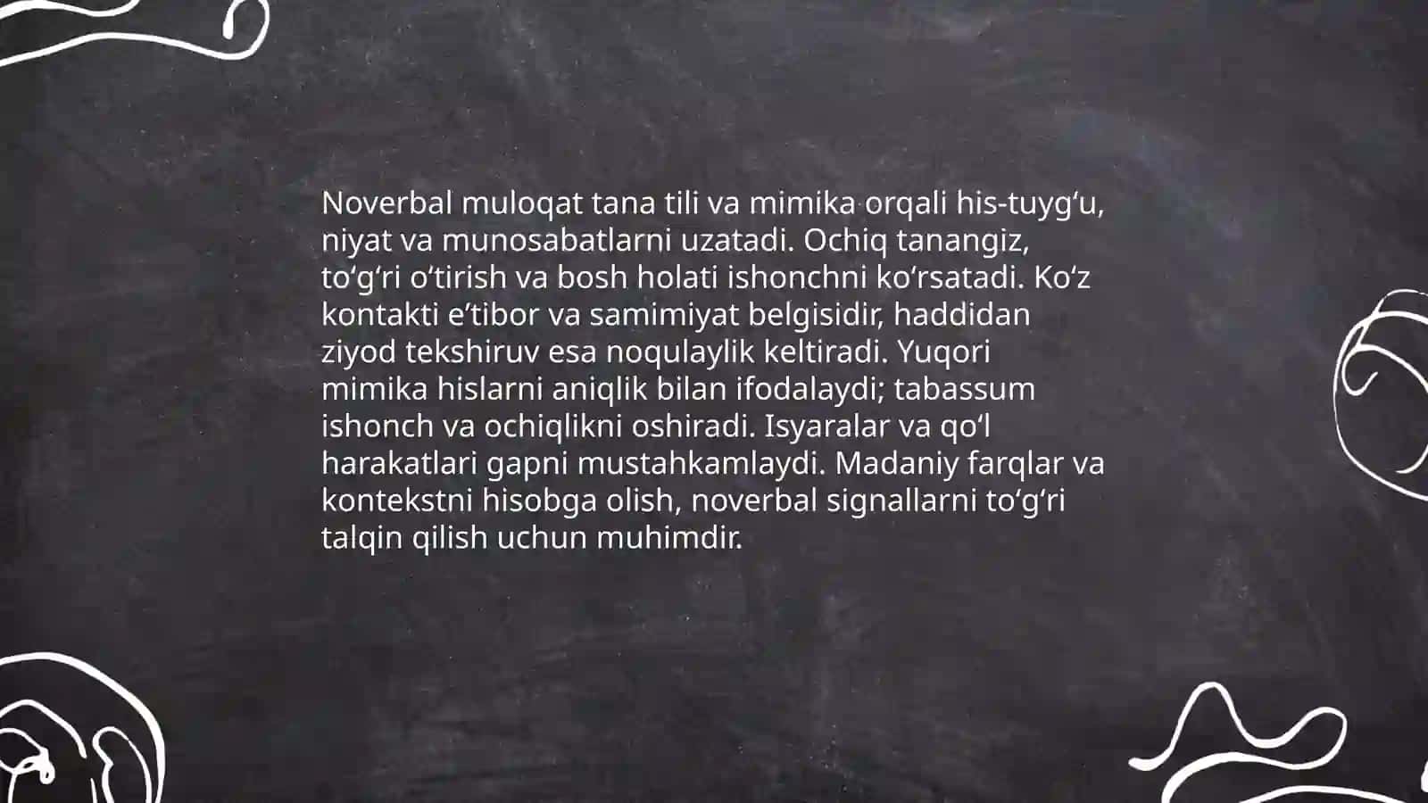 Samarali muloqat sirlari 4