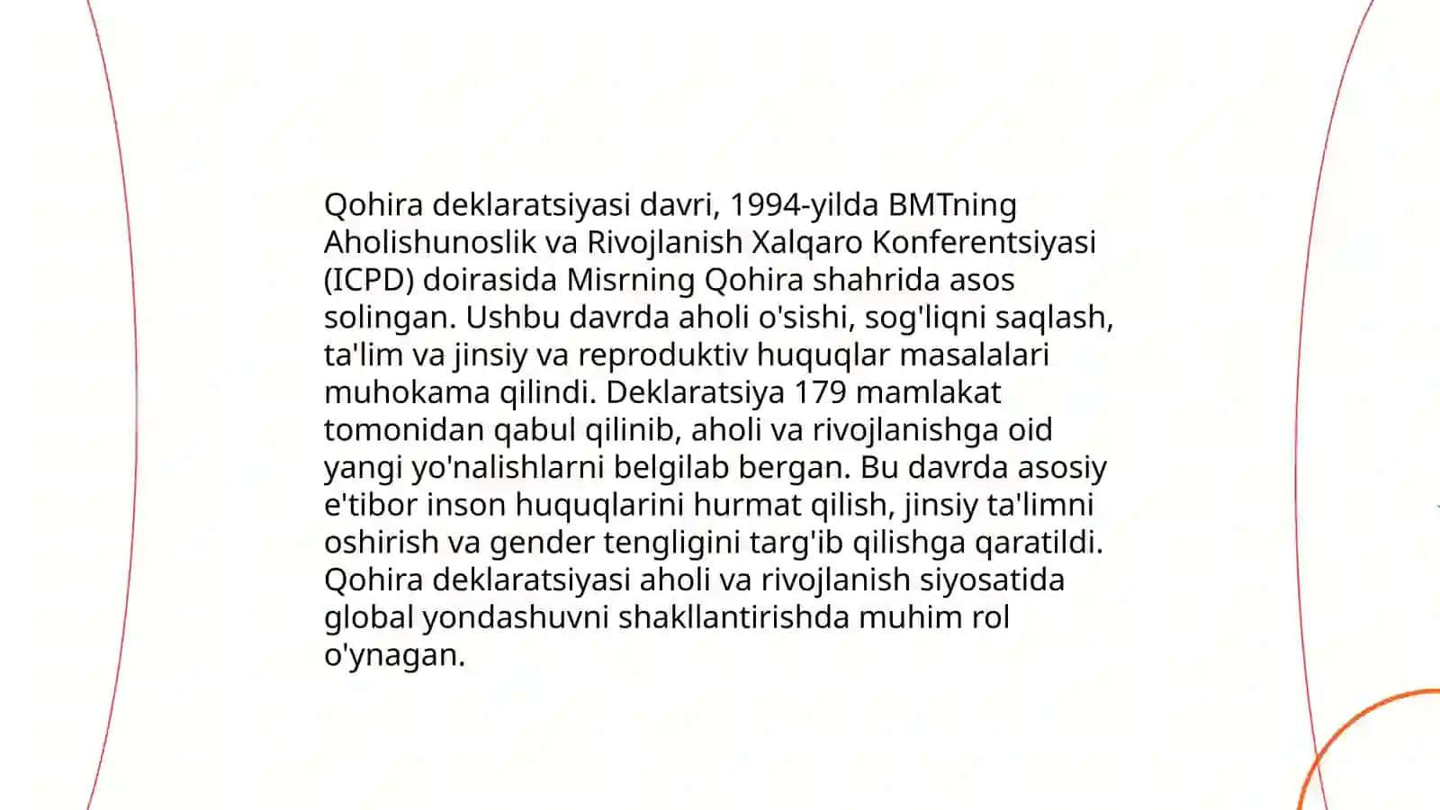 Qohira deklaratsiyasi tarixi va mazmuni 4