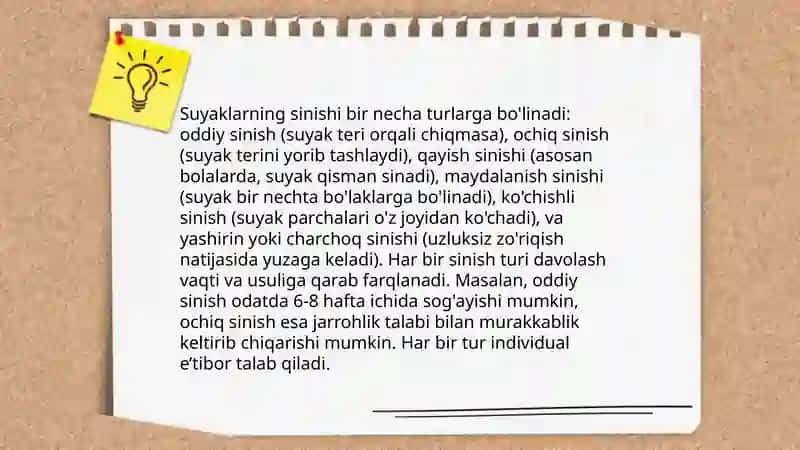 Suyaklar sinishi 4
