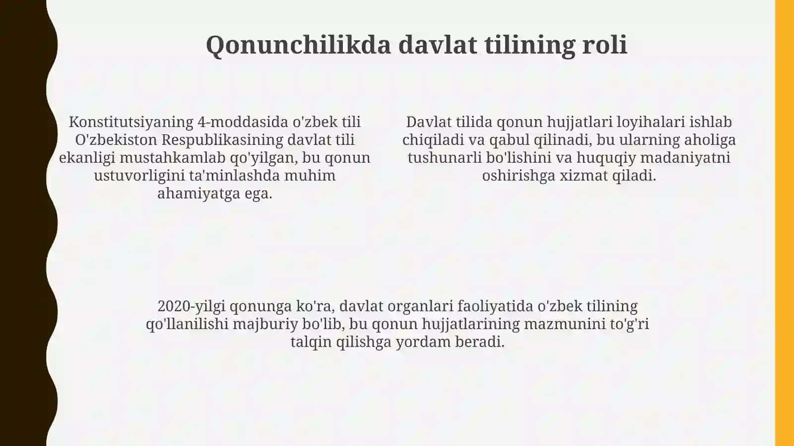 Davlat tili va qonunchilik 4