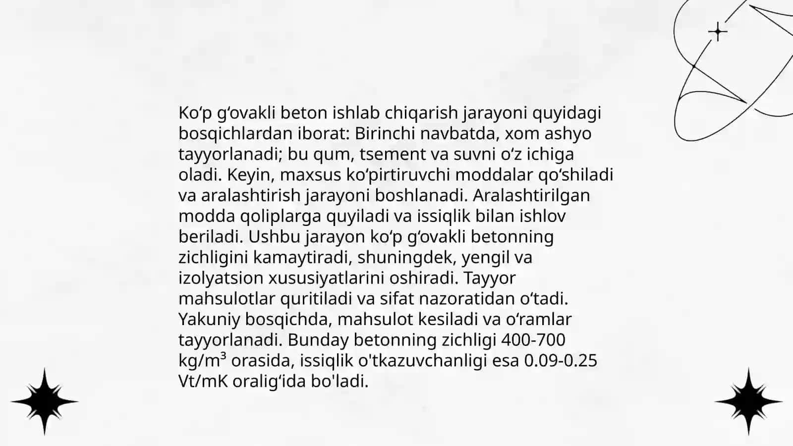Ko‘p g‘ovakli betonlar 4