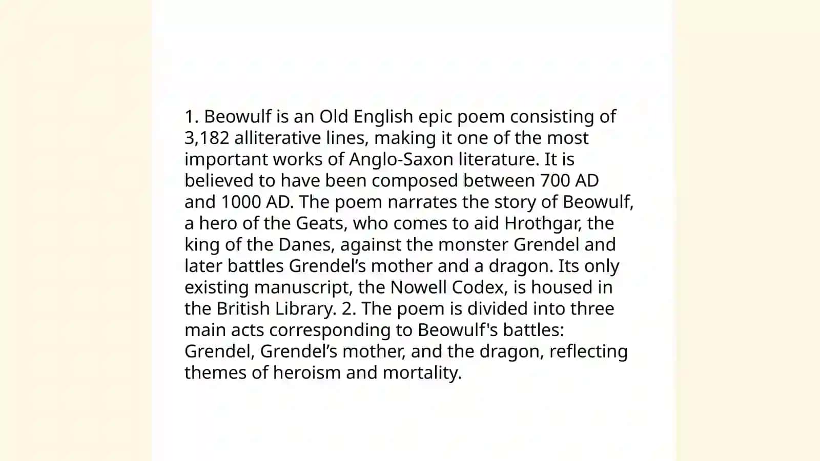 Pre Renaissance period in English literature 4