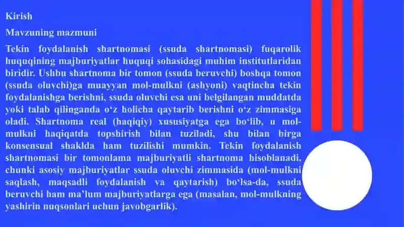 Tekin Foydalanish Shartnomasi 4