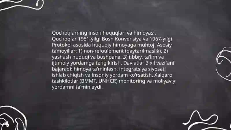 Migratsiya va qochoqlar muammosi 4