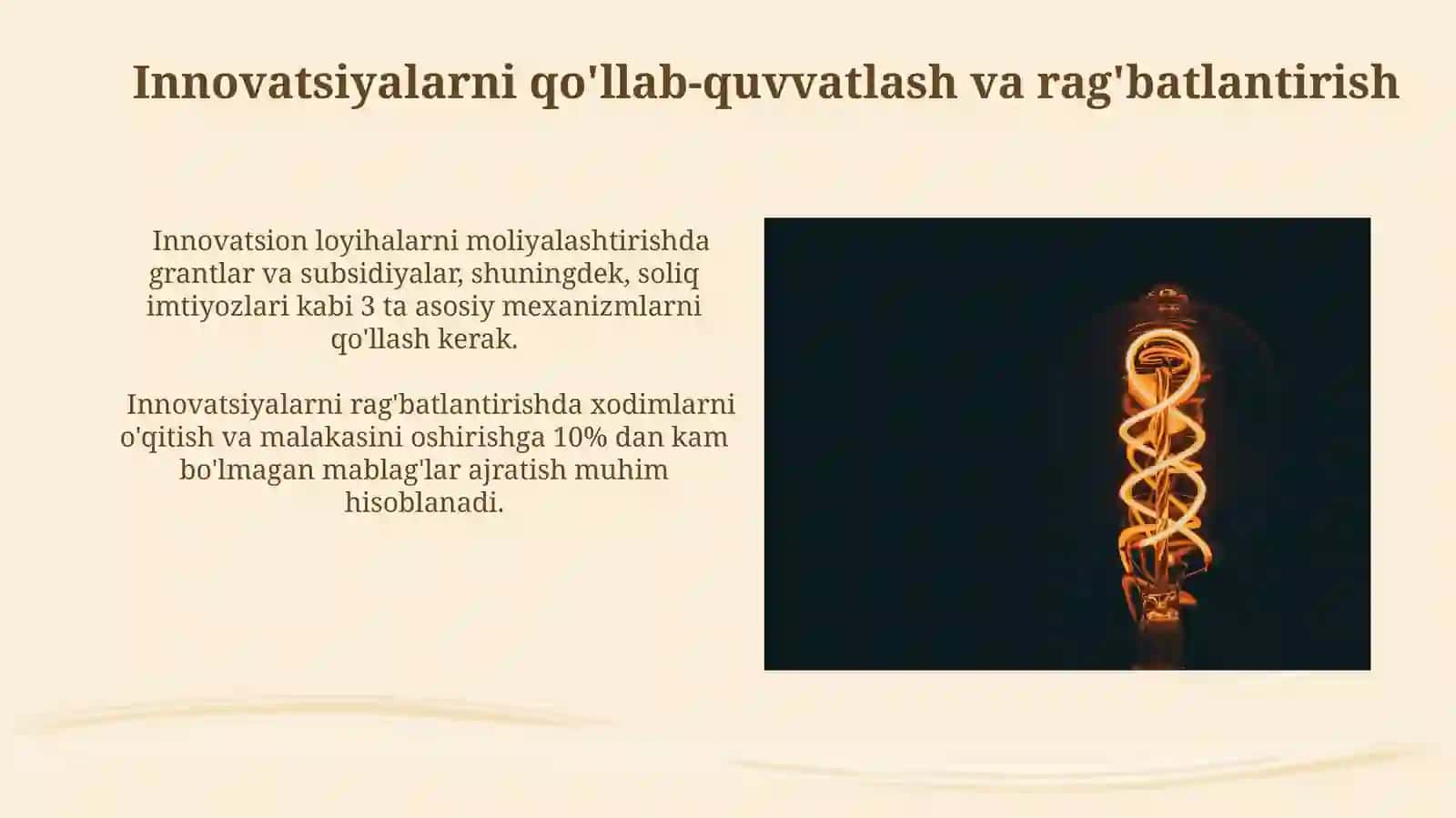 Innovatsiya boshqaruv obyekti sifatida 4