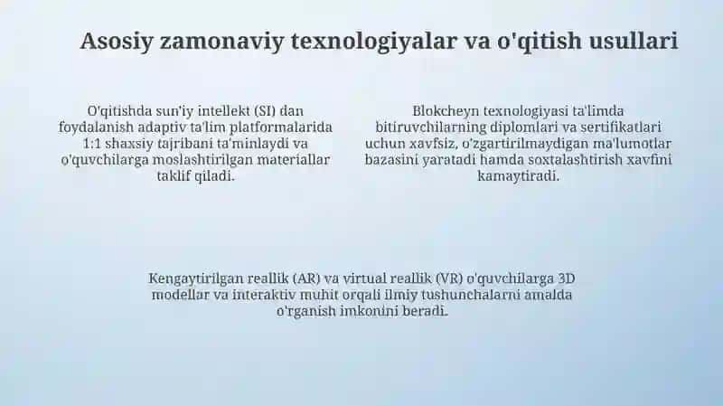 Ta'limdagi zamonaviy texnologiyalar 4