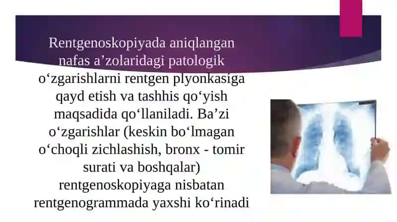 Ko’krak qafasinining instrumental tekshiruv metodlari 4