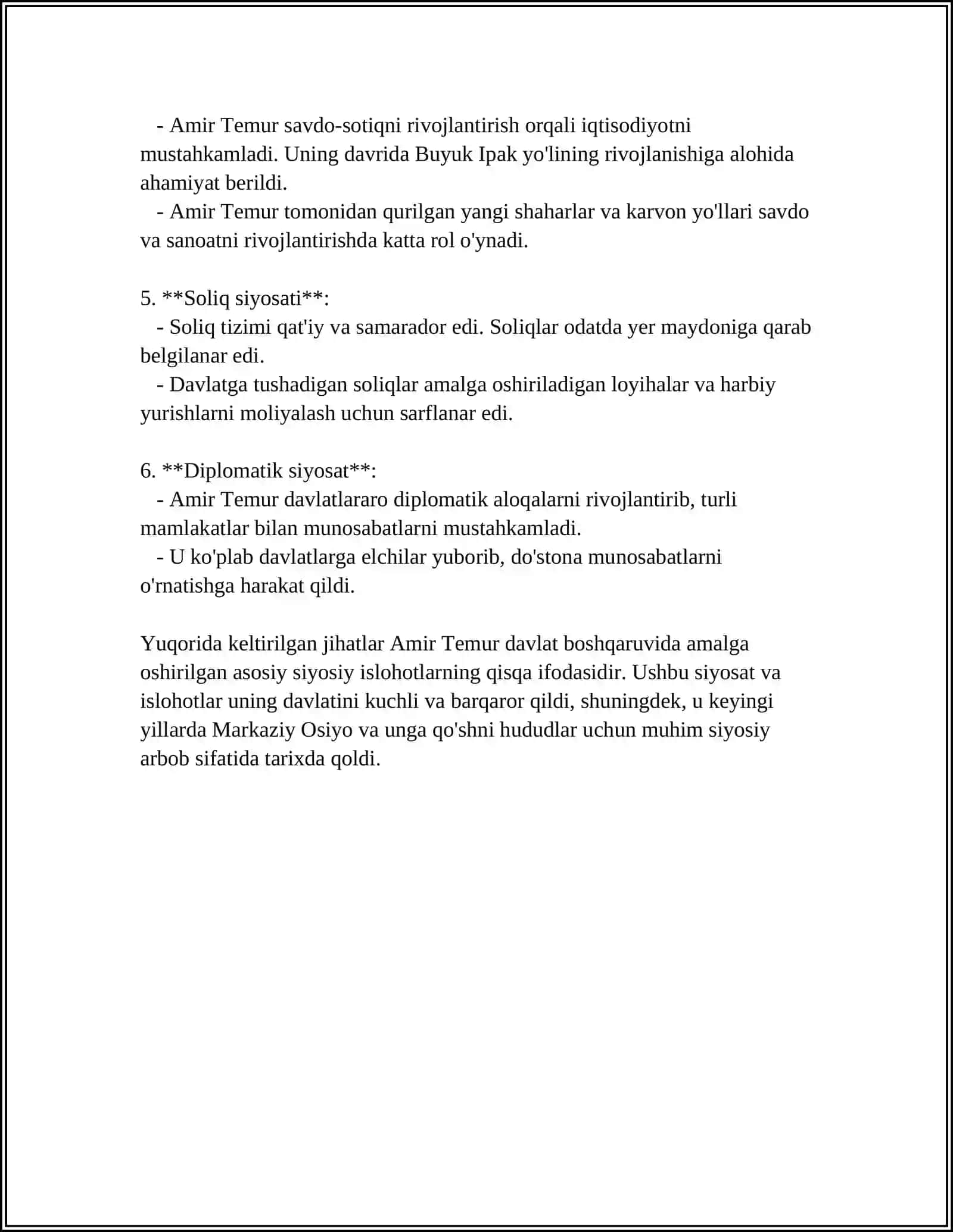 AMIR TEMUR BUYUK DAVLAT ARBOBI 4