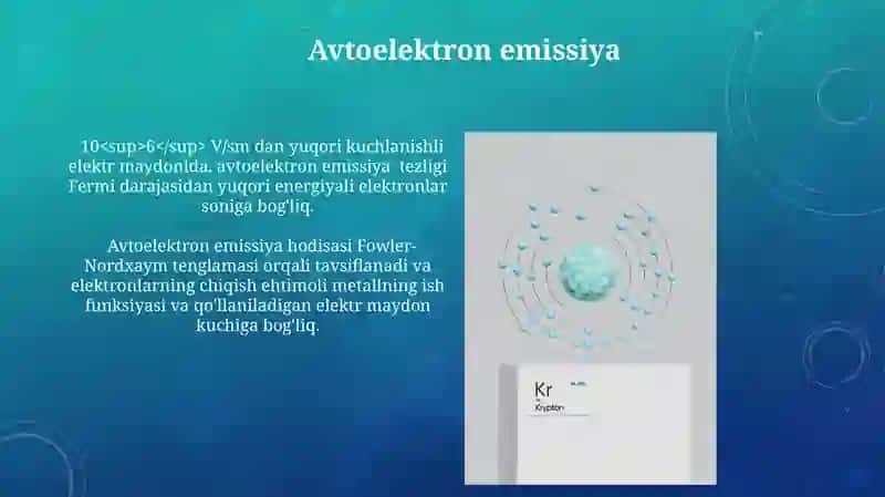 Elektron emissiya 4
