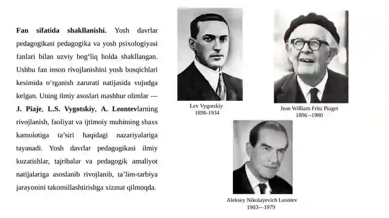 YOSH DAVRLAR PEDAGOGIKASI 4