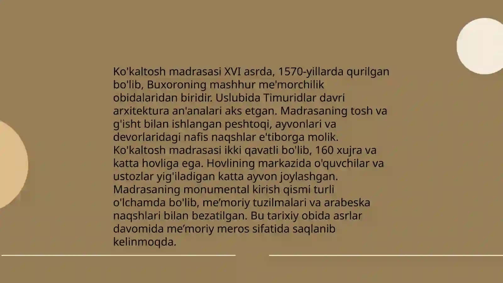 Ko'kaltosh madrasasi 4