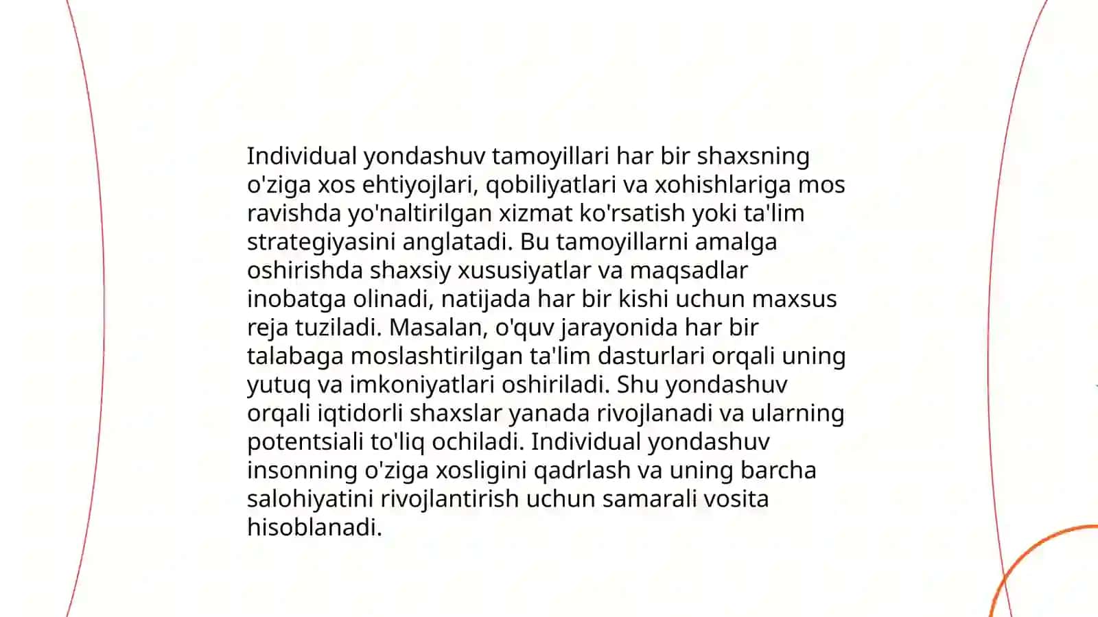 Yakka tartibdagi mashg'ulotlar 4