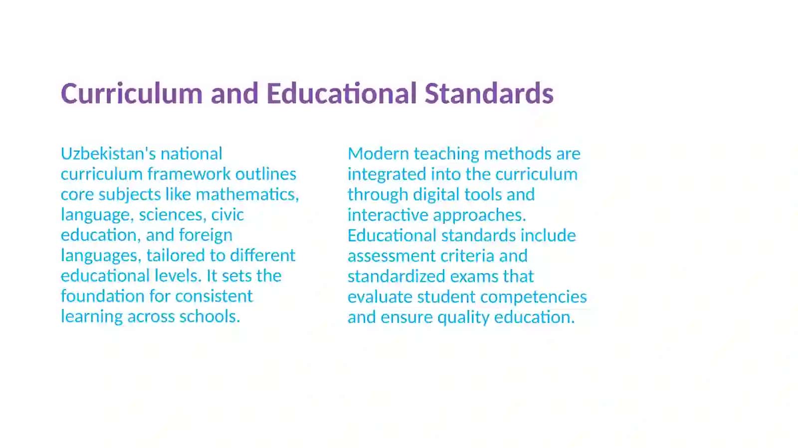 The educational system of Uzbekistan 4