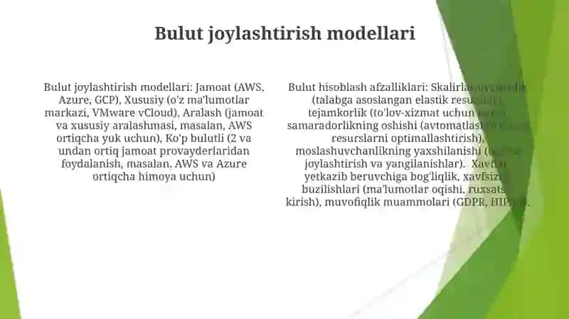 Bulut texnologiyalari asosiy tushunchalari 4