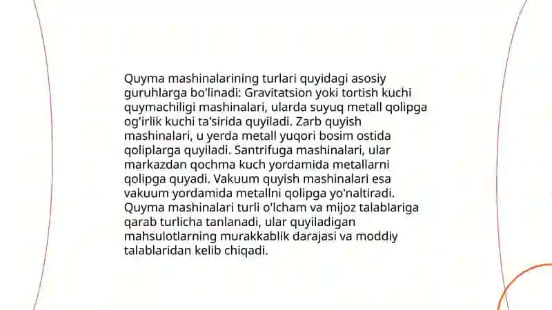 Bosim ostida quyma olish 4