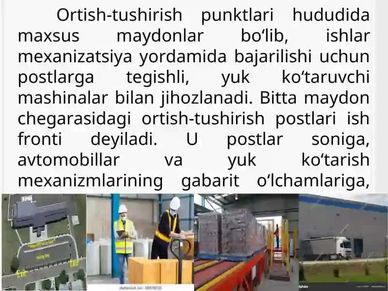 Ortish-tushirish punktlari va omborlari 4