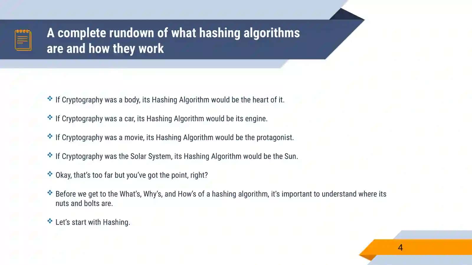 How Hashing Algorithms Work 4