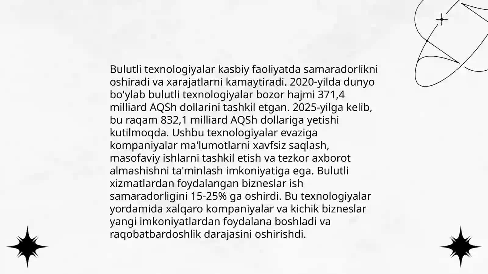Kasbiy faoliyatda bulutli texnologiyalar va ularning ta'limiy imkoniyatlari 4