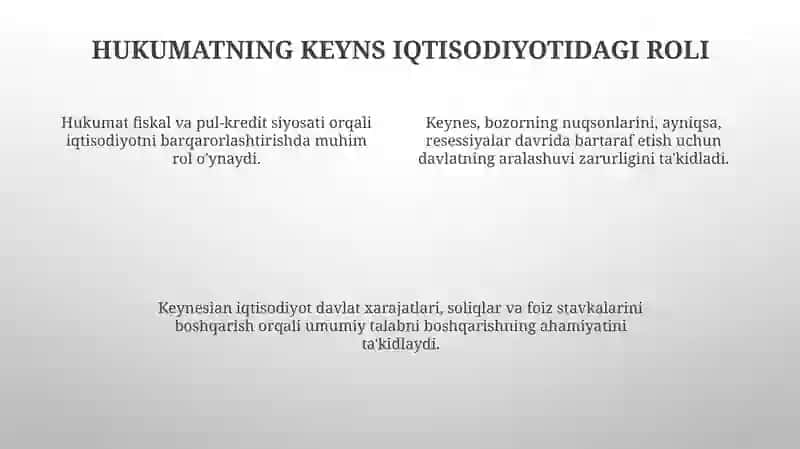 Keyns va keynschilik ta'limoti 4