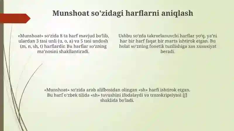 Munshoat asaridagi maktublar tasnifi 4