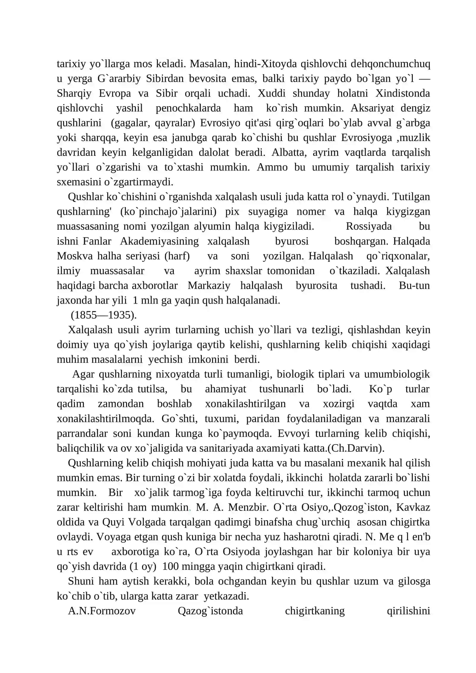 Qushlarning kelib chiqishi va evolyutsiyasi 4