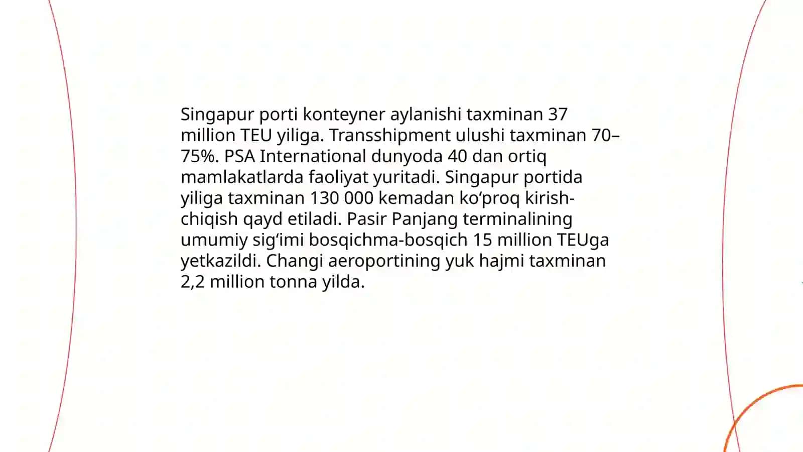 Singapur davlatining iqtisodiy salohiyati 4