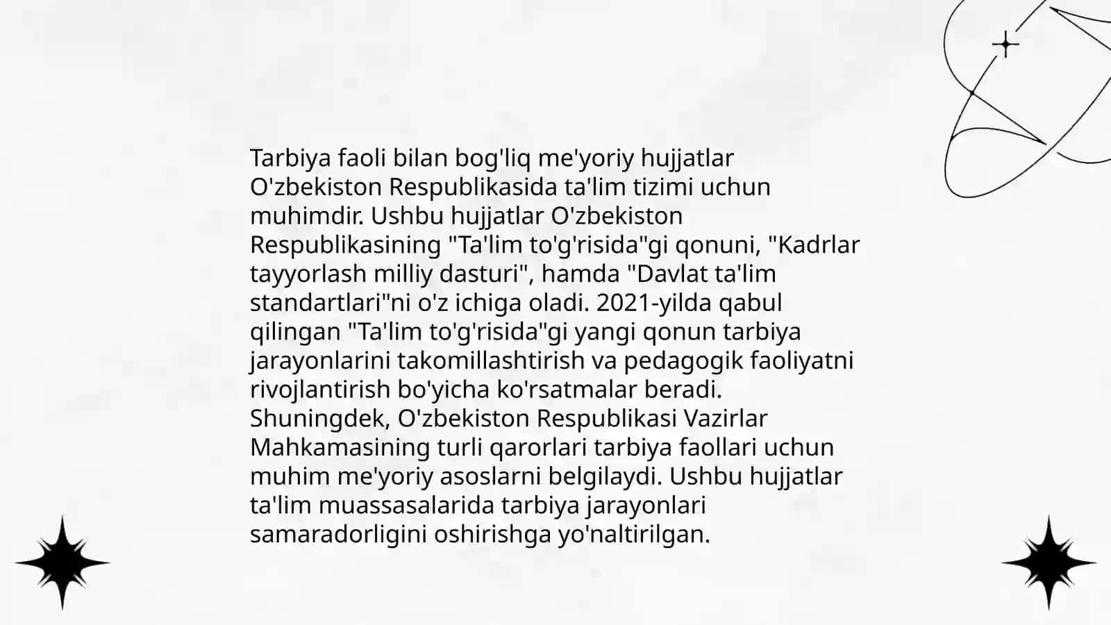 Ta'lim to'g'risidagi qonunlar 4