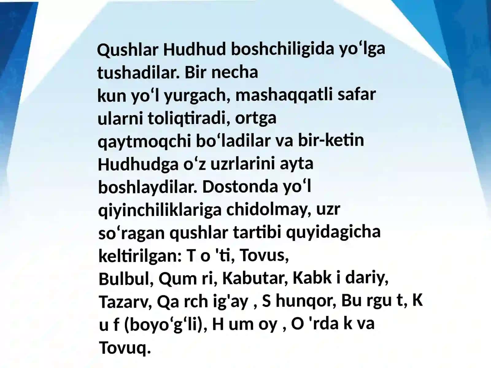 "LISON UT TAYR" ASARI 4