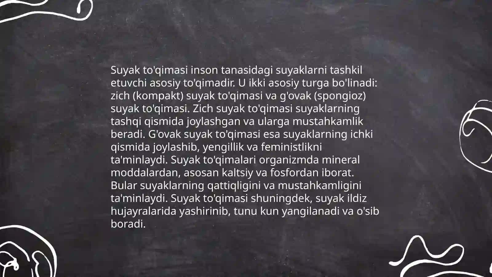Odam suyaklarini oʼrganish 4