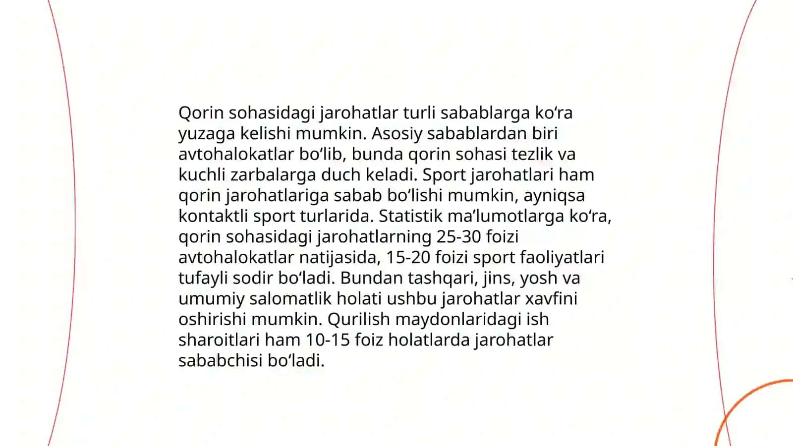 Qorin sohasidagi jarohatlar 4