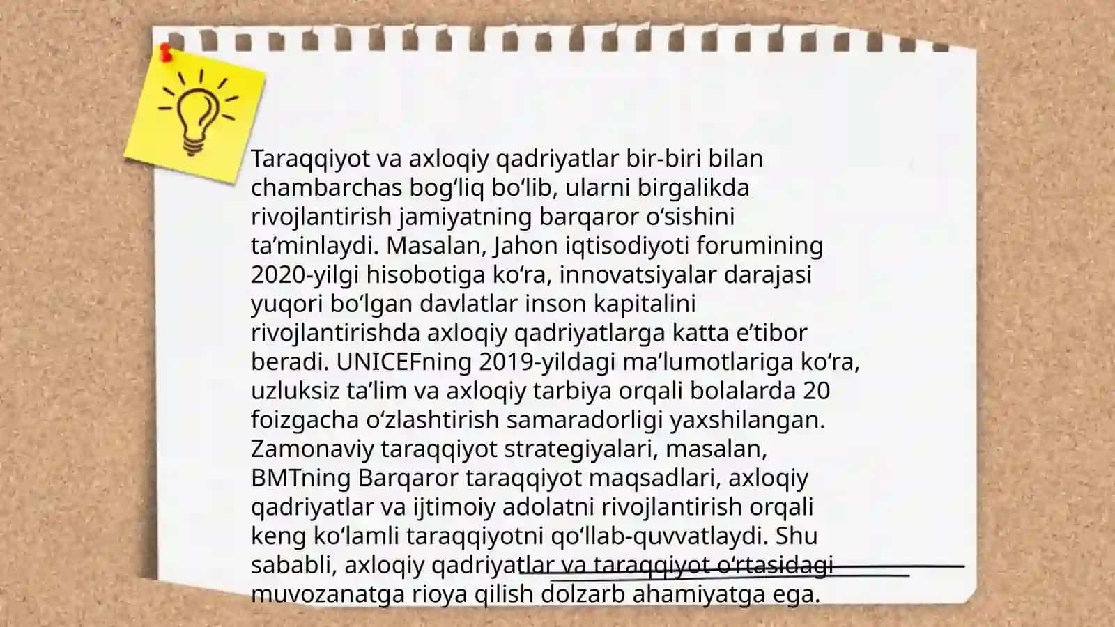 Rivojlanish falsafasi 4