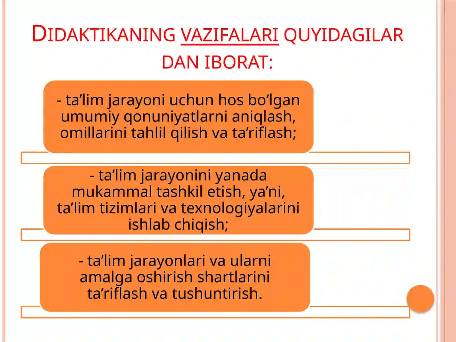 DIDAKTIKA – TA’LIM NAZARIYASI SIFATIDA 4