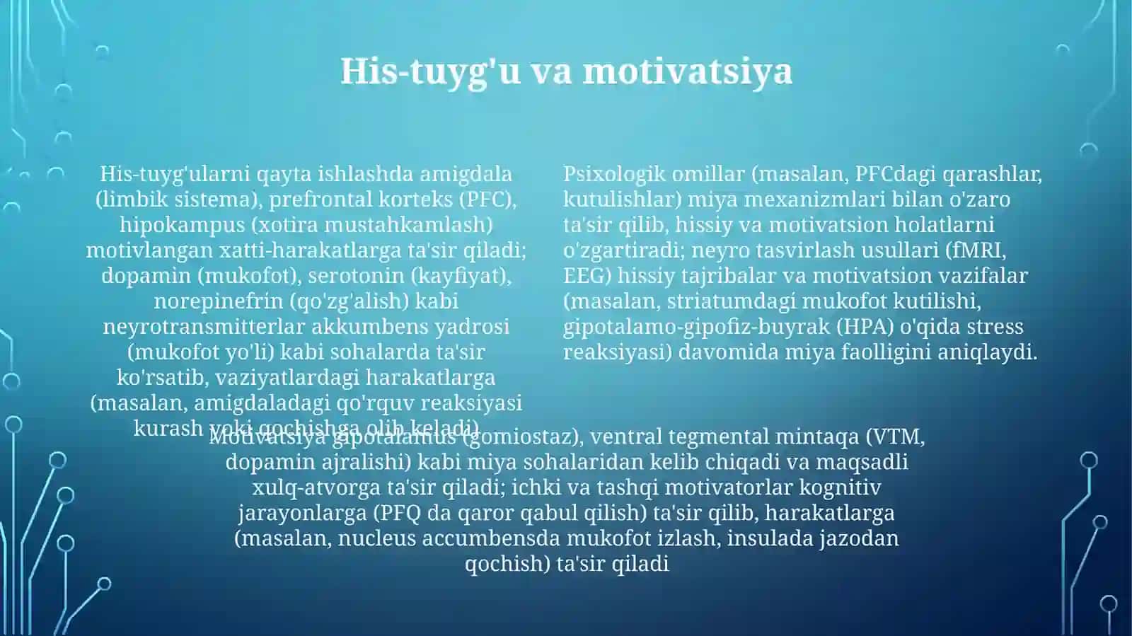 Psixika va miyya 4