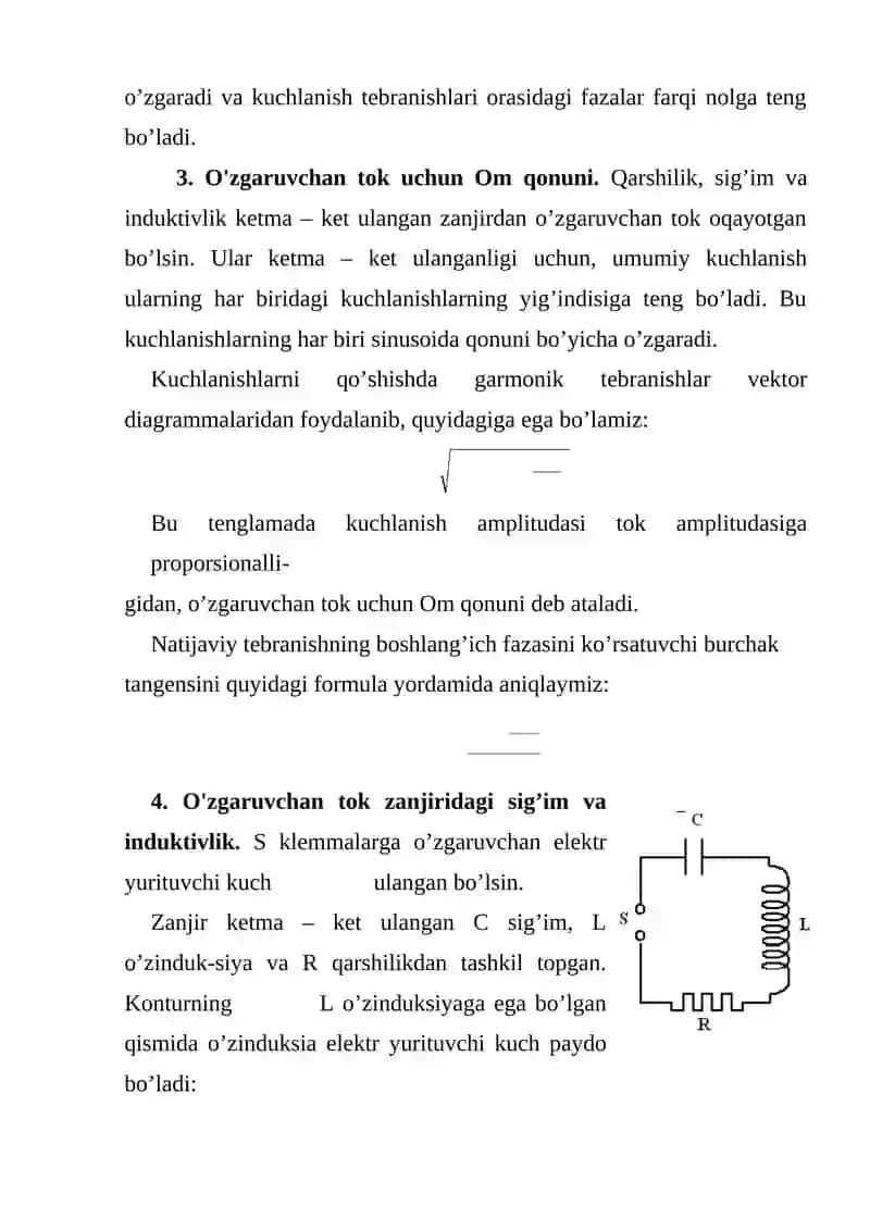 O'zgaruvchan tok 4