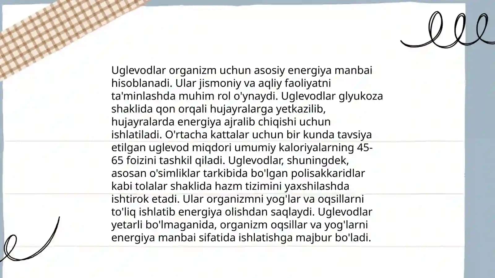 Uglevodlar almashinuvi 4