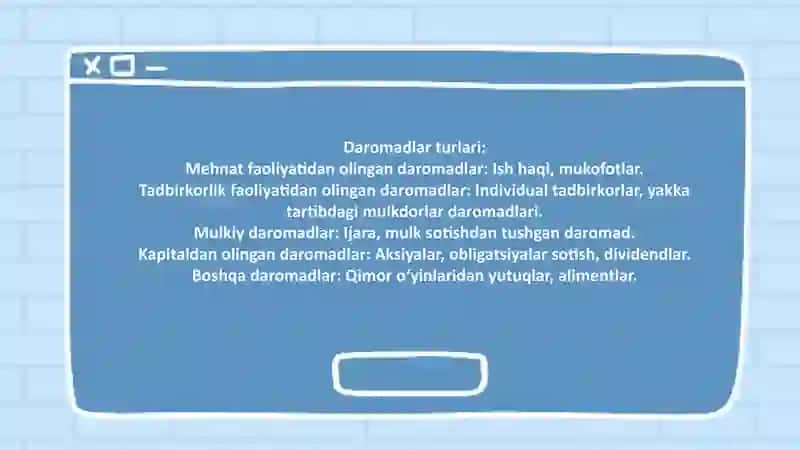 Jismoniy shaxslarni soliqqa tortish 4