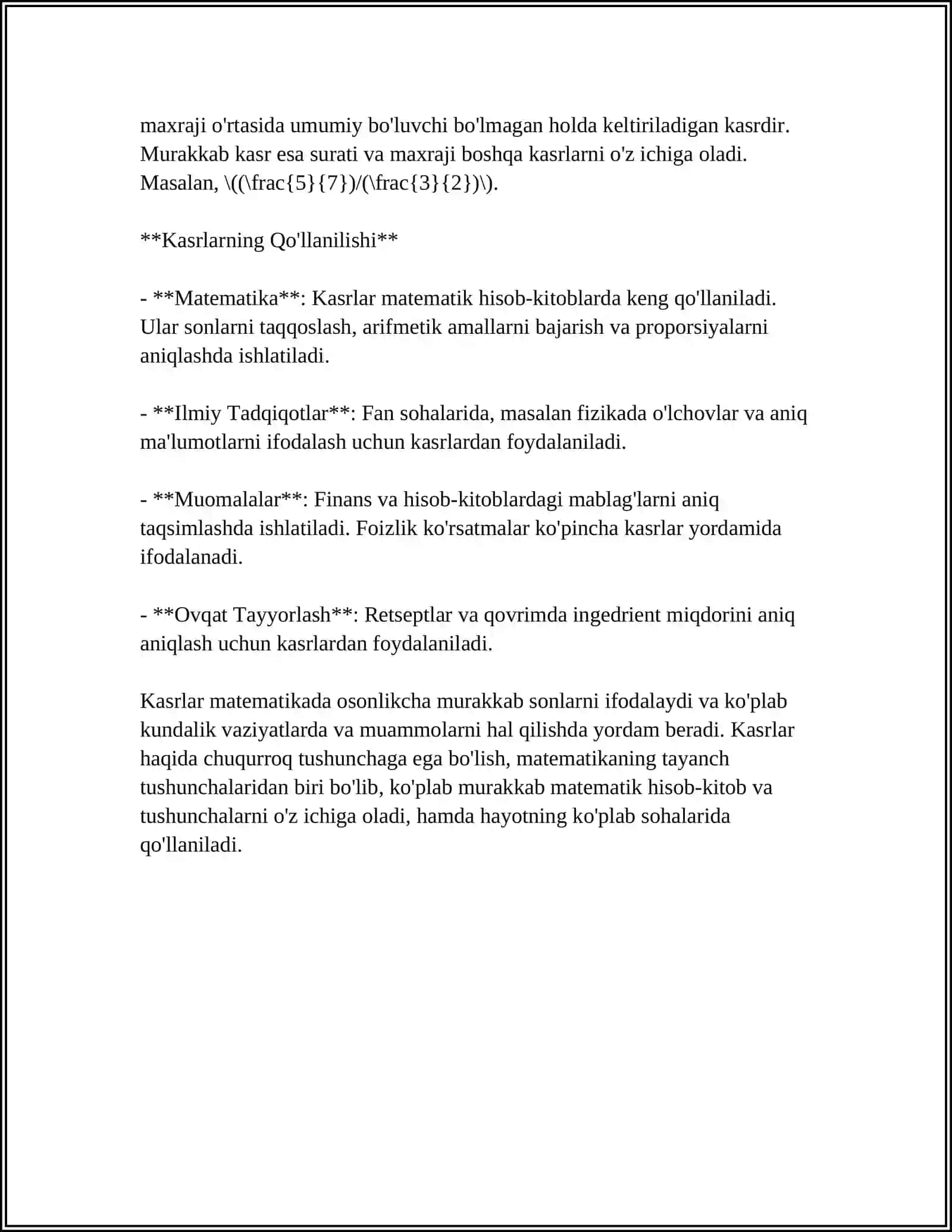 KASRLAR. O'NLI KASRLAR.O'NLI DAVRIY KASRLAR 4